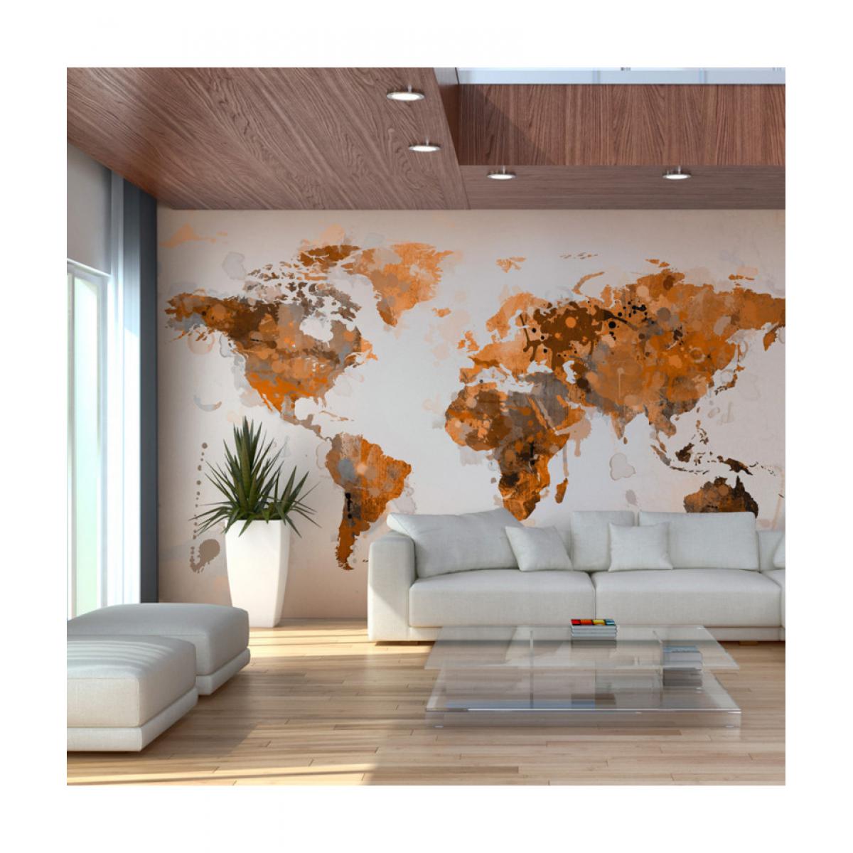 Artgeist - Papier peint - World in brown shades 450x270 - Papier peint