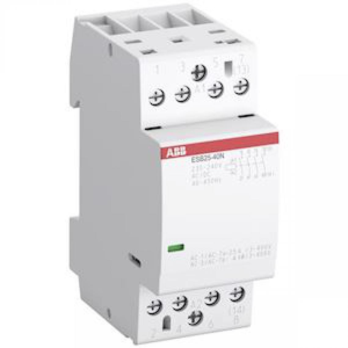 Abb - contacteur modulaire - abb esbn - 25a - 4 contacts no - 230 volts - abb 1sae231111r0640 - Télérupteurs, minuteries et horloges