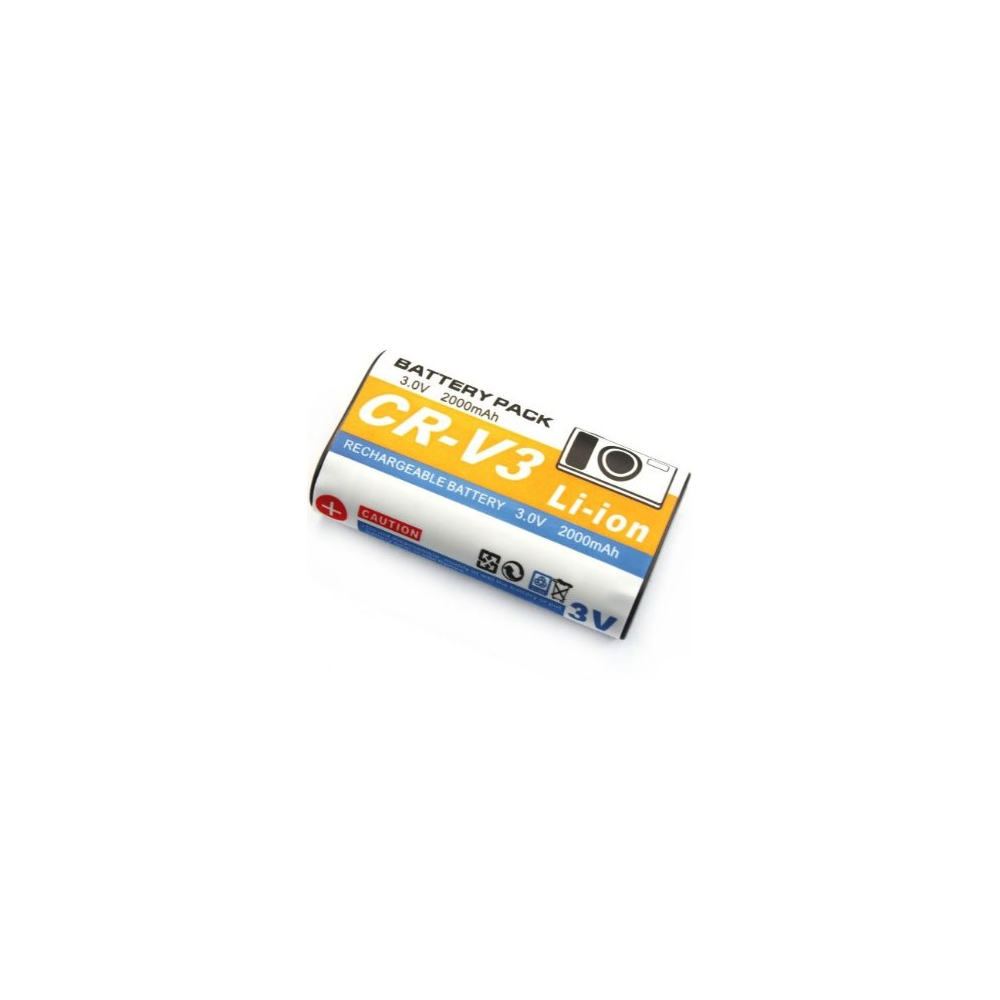Pilesbatteries - Batteries photo CR-V3 RECHARGEABLE Li-ion 1300 / 1800mAh - Piles rechargeables