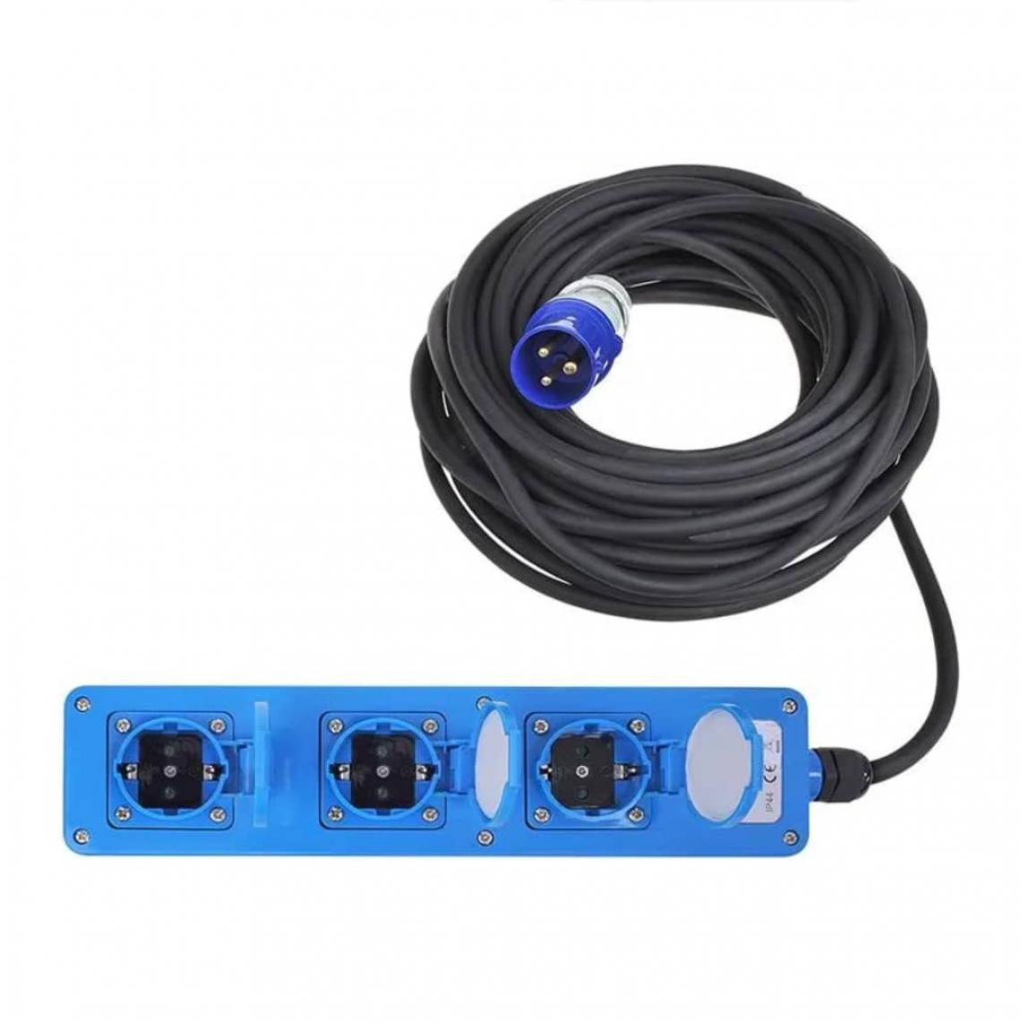 Icaverne - Joli Câbles pour appareils électroniques famille Niamey ProPlus Prise de courant Schuko à 3 voies 10 m - Fils et câbles électriques