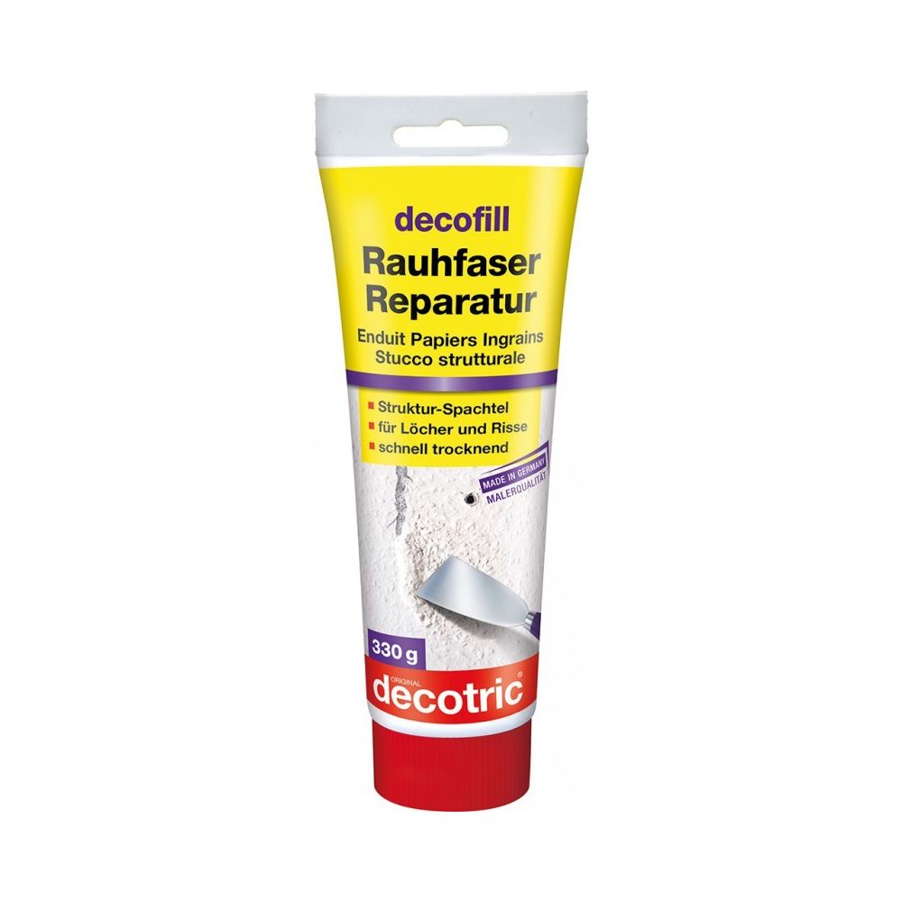 Decotric - Decofill Enduit papier ingrain. 330 g Tube decotric - Enduit