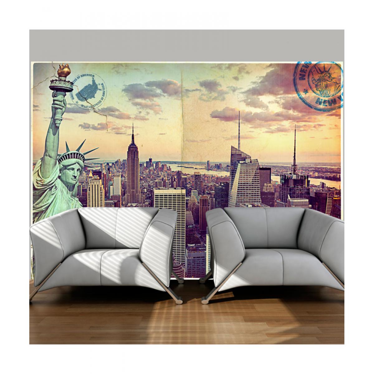 Artgeist - Papier peint - Postcard from New York 150x105 - Papier peint