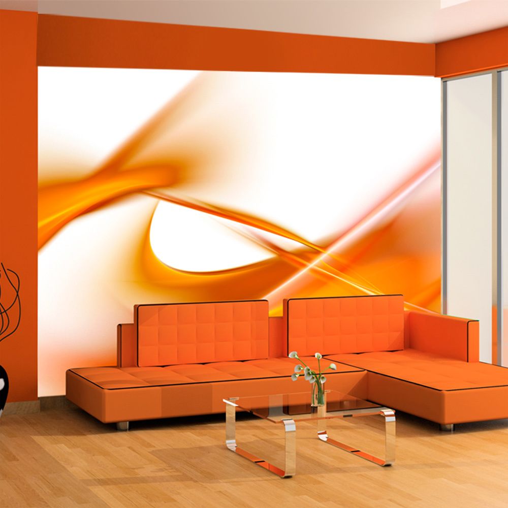 Bimago - Papier peint | abstraction | orange | 450x270 | - Papier peint