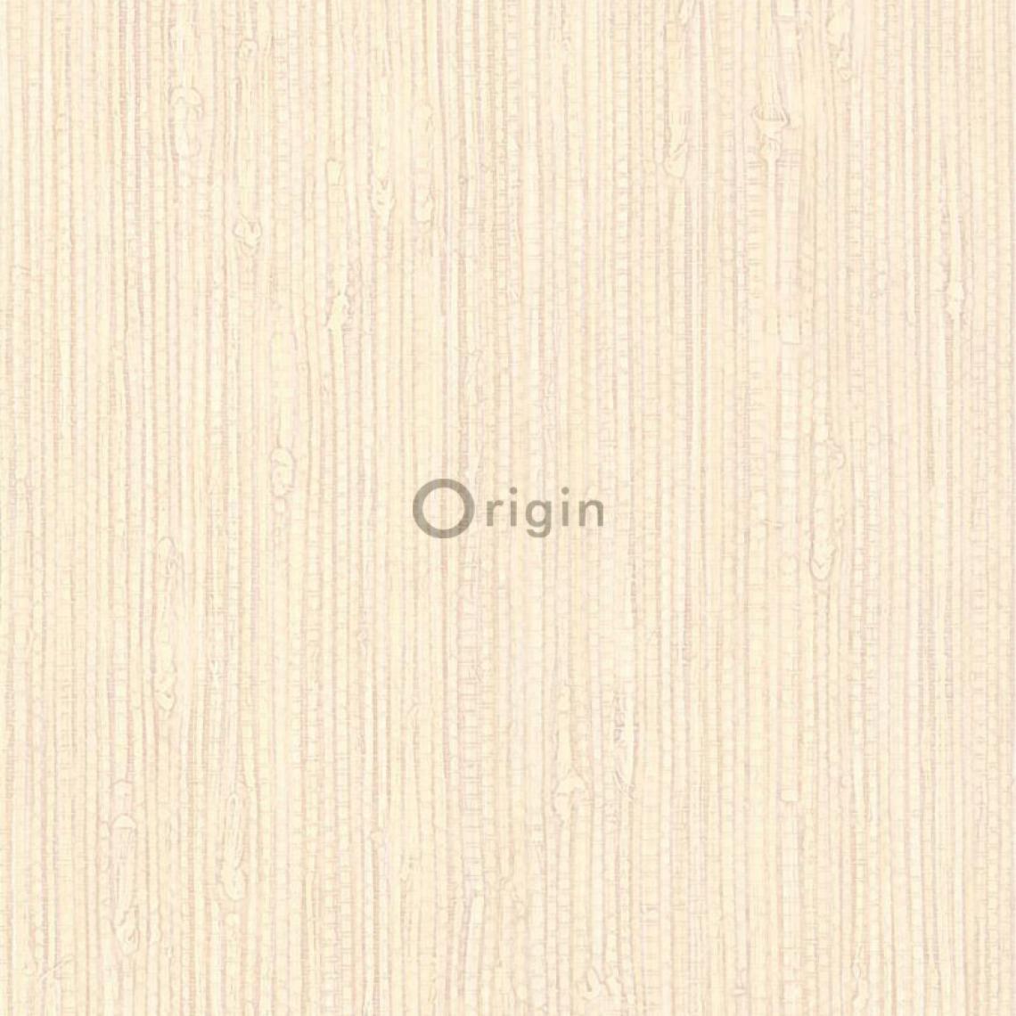 Origin - Origin papier peint lin blanc d'ivoire - 306440 - 53 cm x 10,05 m - Papier peint