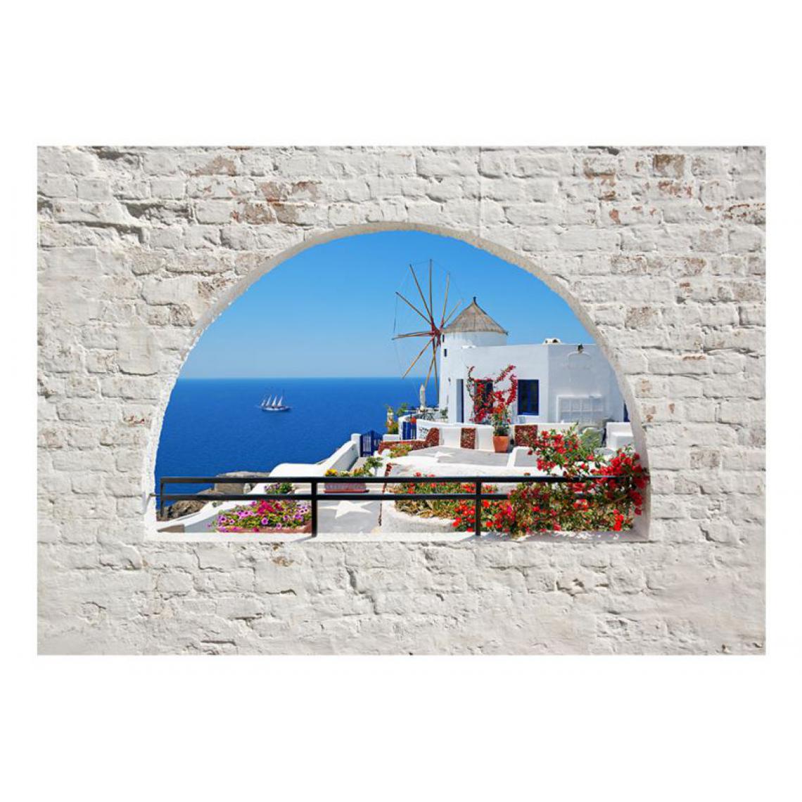 Artgeist - Papier peint - Summer in Santorini .Taille : 350x245 - Papier peint