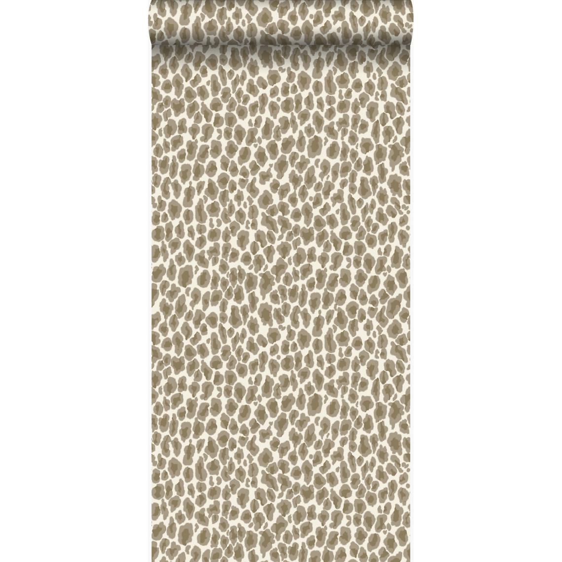 Origin - Origin papier peint peau de léopard beige - 347427 - 53 cm x 10,05 m - Papier peint