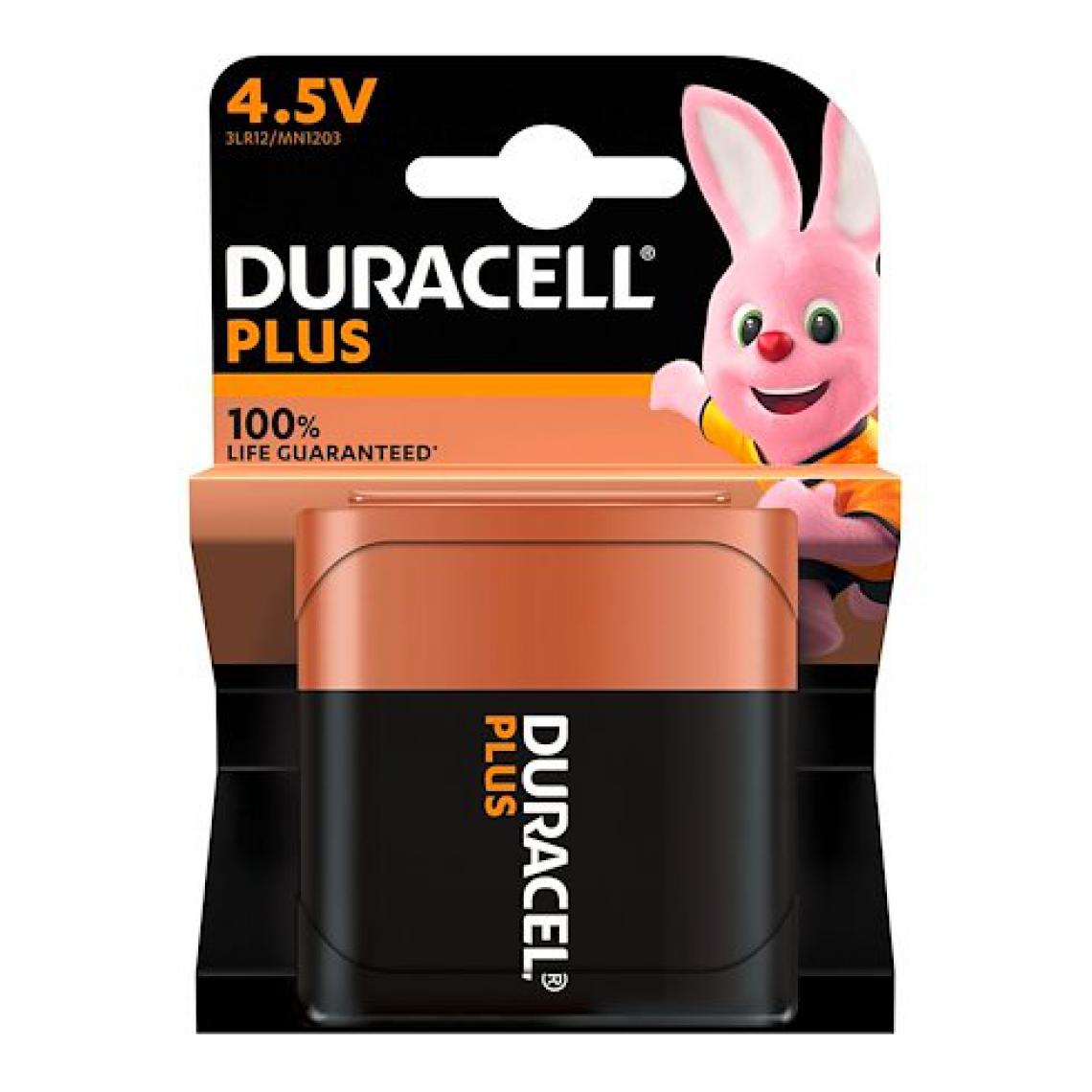 Duracell - Blister 1 pile Duracell - 4,5V LR12 Plus - Piles rechargeables