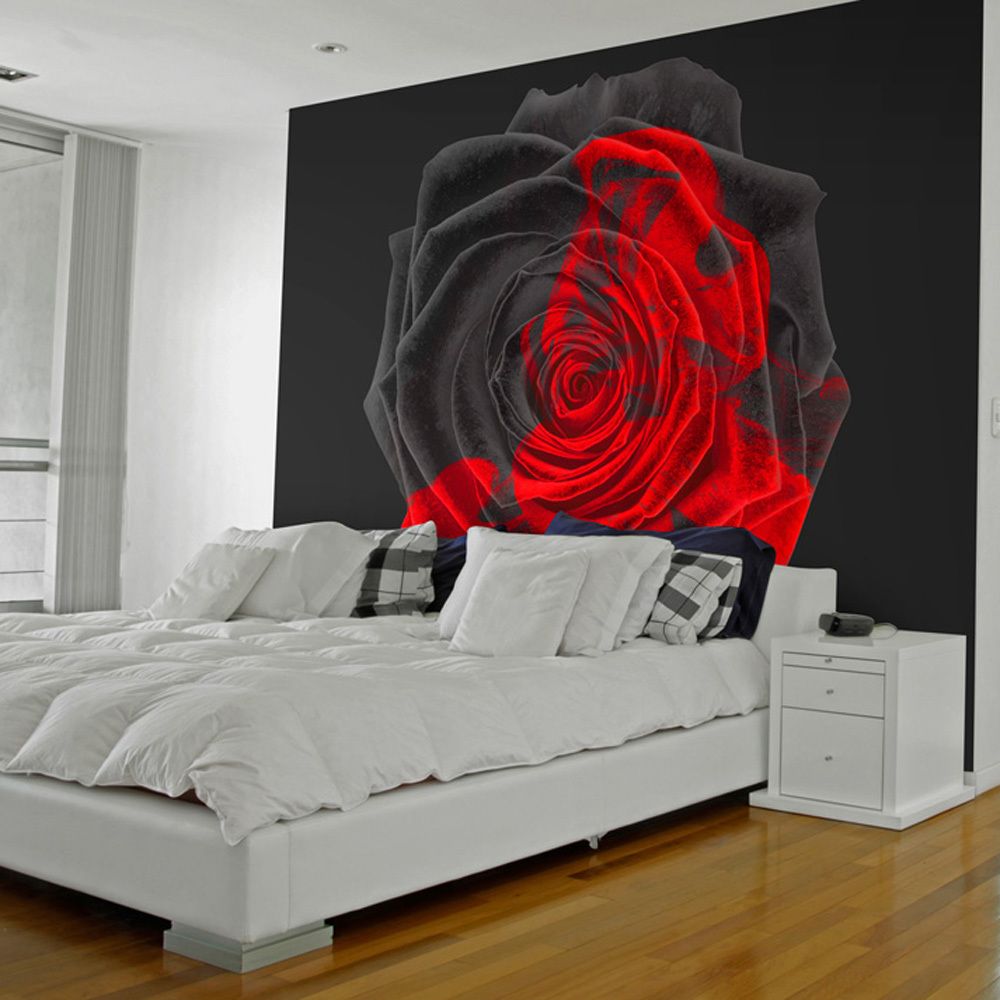 marque generique - 200x154 Papier peint Roses Fleurs Contemporain Transformation - Papier peint