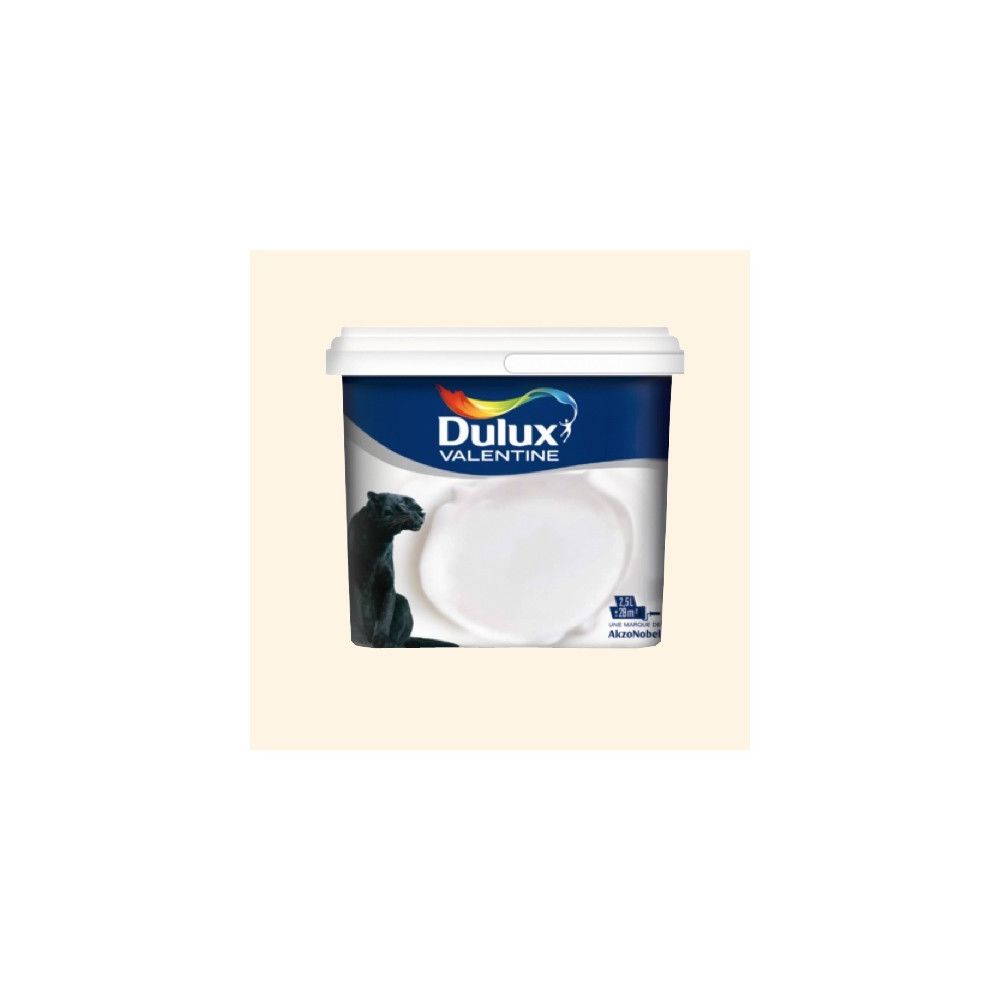 Dulux Valentine - DULUX VALENTINE Peinture acrylique Crème de couleur Blanc cassé - Peinture intérieure