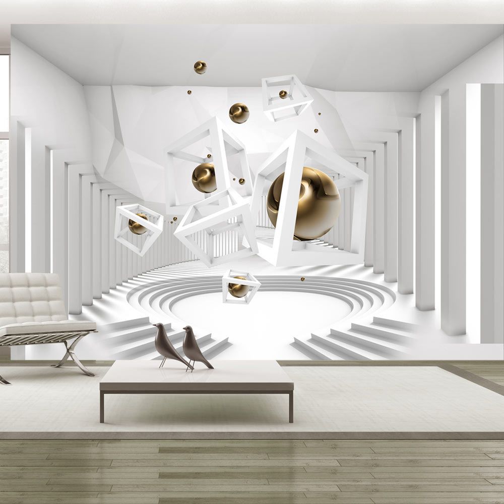 Bimago - Papier peint - Geometrical Corridor - Décoration, image, art | Abstractions | Moderne | - Papier peint