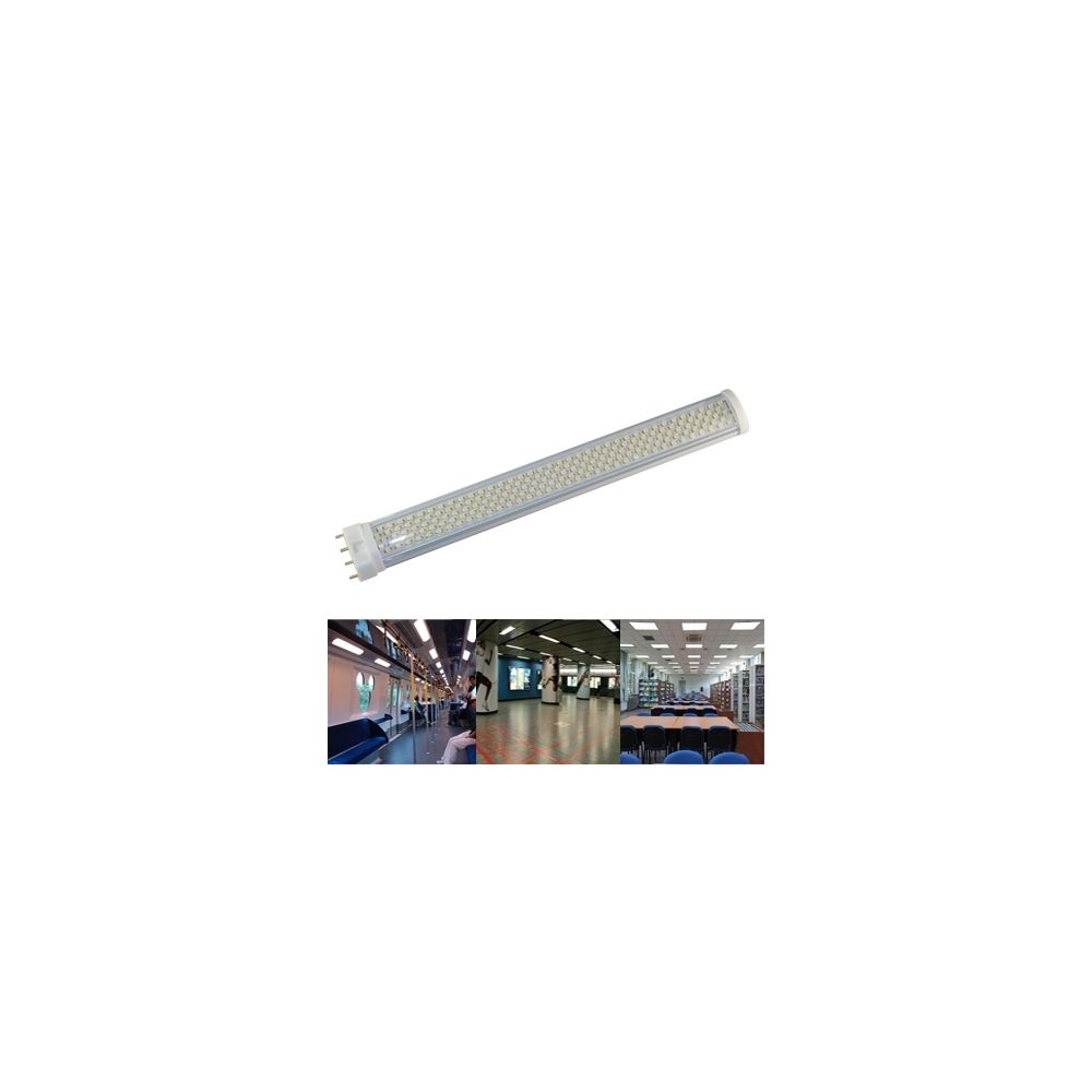 Wewoo - Tube LED 15W / 1200LM en aluminium de lumière économiseur d'énergie de la blanche matérielle de haute qualité, type de base: PL - Tubes et néons