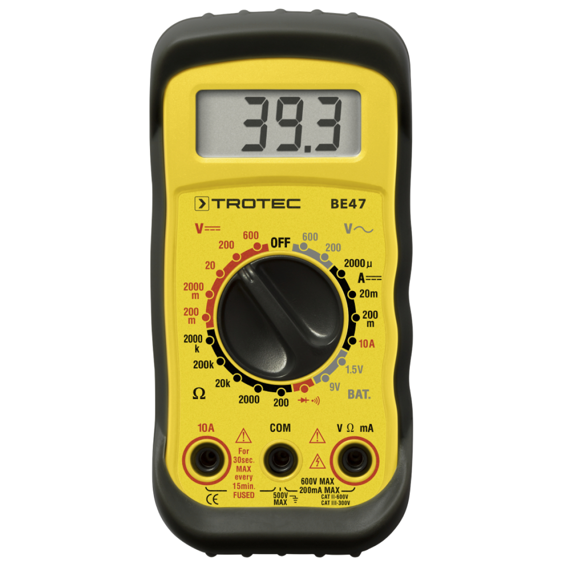 Trotec - TROTEC Multimètre BE47 - Appareils de mesure