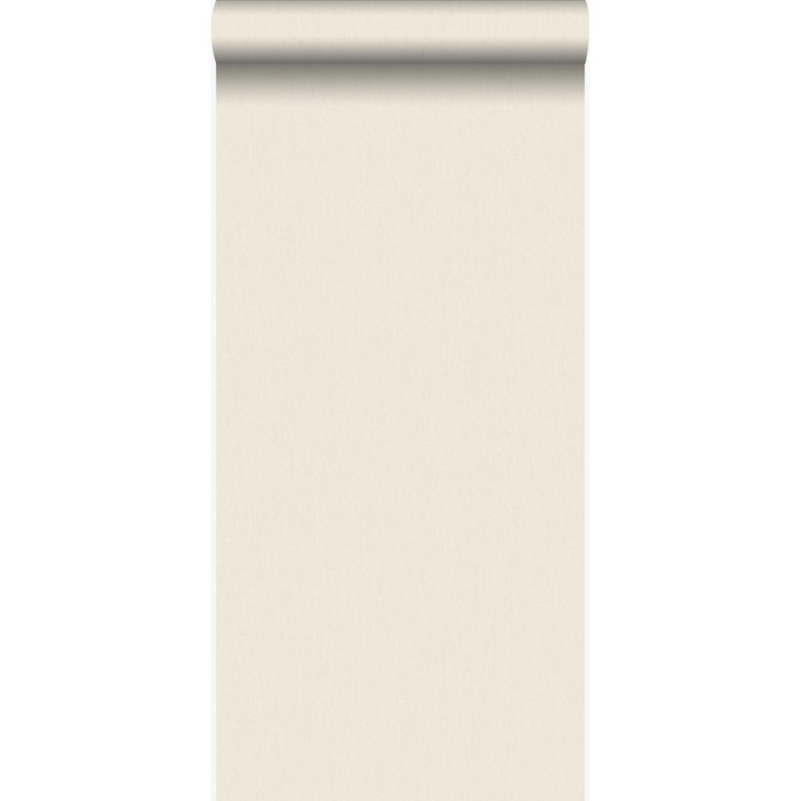 Origin - Origin papier peint lin blanc d'ivoire - 347010 - 53 cm x 10,05 m - Papier peint