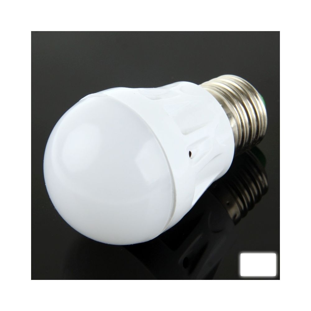 Wewoo - Ampoule blanc E27 3W 10 LED SMD 2835 Ball raide, AC 220V - Ampoules LED