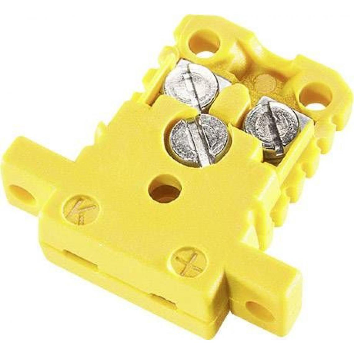 Inconnu - Prise miniature de couplage type K jaune NiCrNi - Interrupteurs et prises étanches