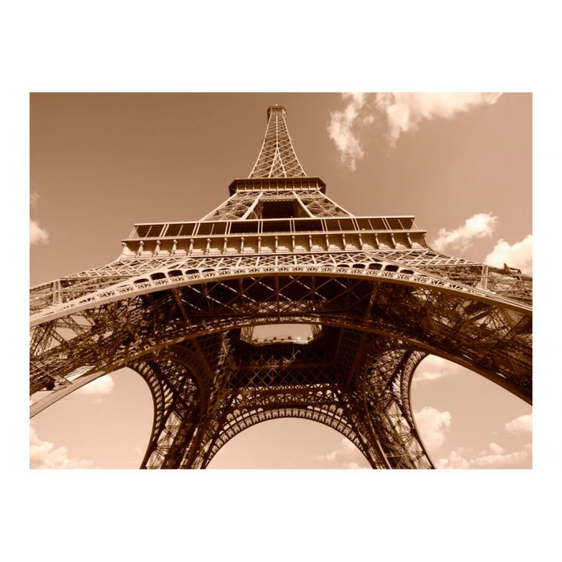 Artgeist - Papier peint - Tour Eiffel en sépia .Taille : 200x154 - Papier peint