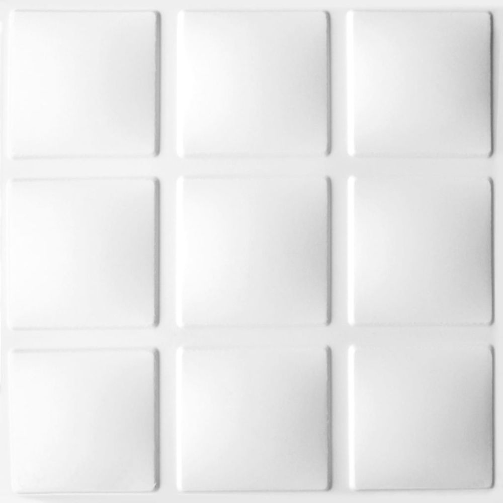 Wallart - WallArt Panneaux muraux 3D Cubes 12 pcs GA-WA07 - Lambris