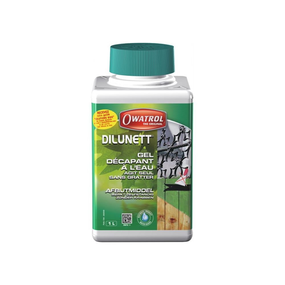 Owatrol - Gel décapant Dilunett - 1 L - OWATROL - Produit préparation avant pose