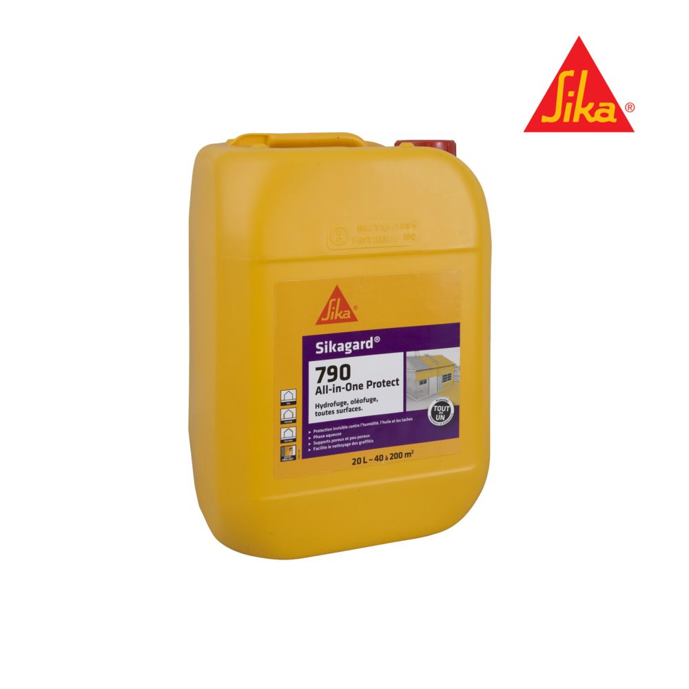 Sika - Protection hydrofuge SIKA Sikagard 790 All-in-one - 20L - Peinture extérieure