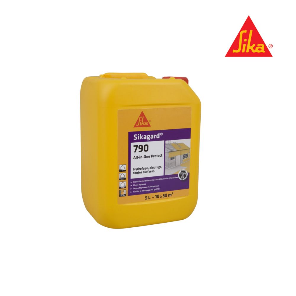 Sika - Protection hydrofuge Sikagard 790 All-in-one - 5L - Peinture extérieure