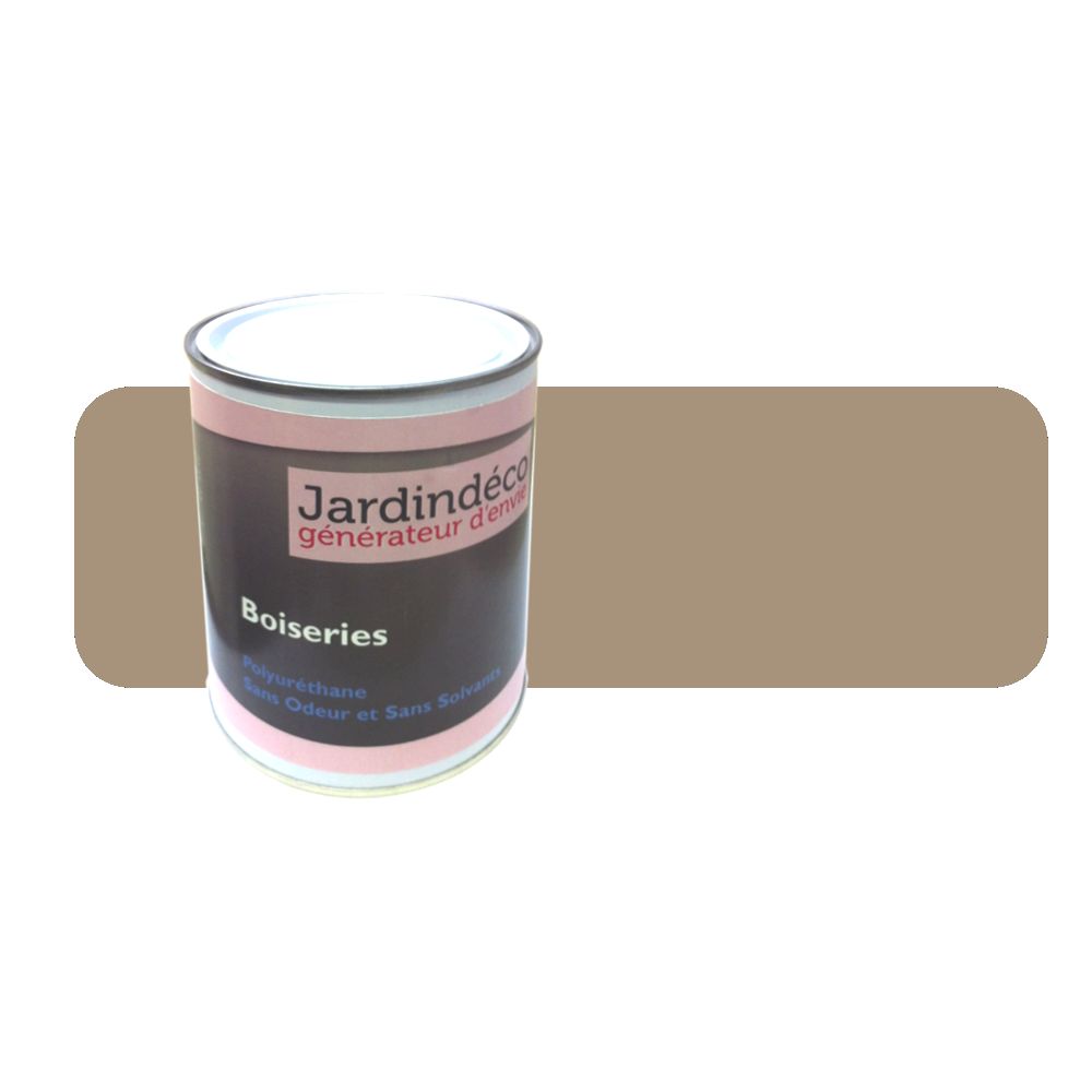 Bouchard Peintures - Peinture beige pour meuble en bois brut 1 litre - Peinture intérieure