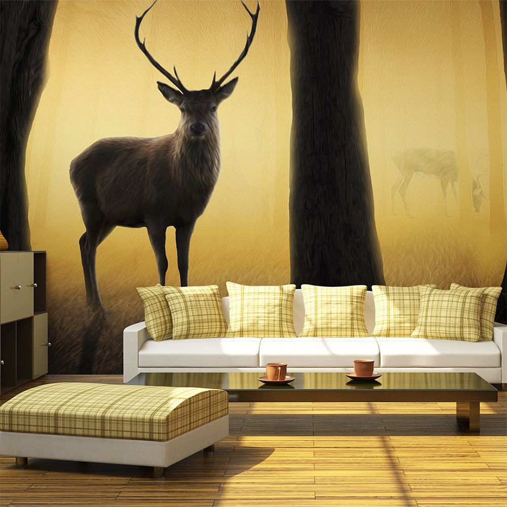 Bimago - Papier peint | Deer in his natural habitat | 450x270 | | - Papier peint
