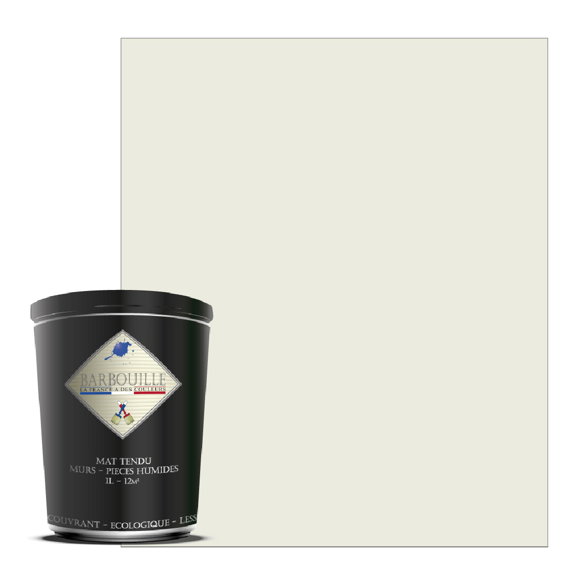 Barbouille - Peinture lessivable acrylique mat – murs et plafonds - Peinture intérieure
