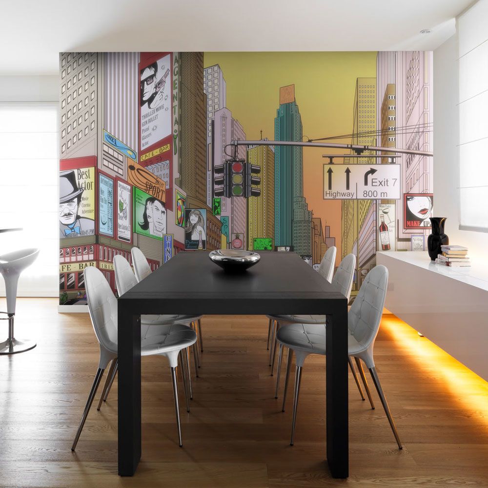 Bimago - Papier peint - L'heure de pointe à New York - Décoration, image, art | Ville et Architecture | New York | - Papier peint