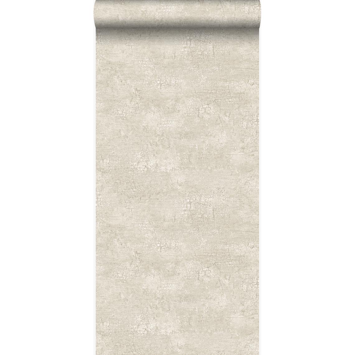 Origin - Origin papier peint imitation pierre beige - 347563 - 53 cm x 10.05 m - Papier peint