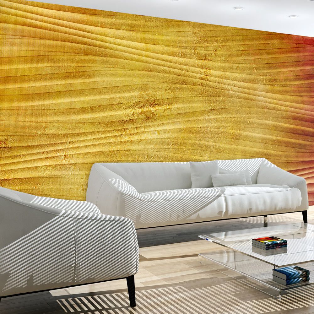Bimago - Papier peint XXL - Solar Wave - Décoration, image, art | Abstractions | Moderne | 500x280 cm | XXl - Grand Format | - Papier peint