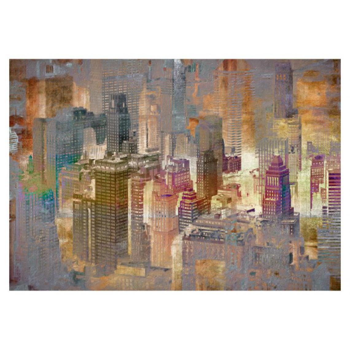 Artgeist - Papier peint - City ??in the mist .Taille : 200x140 - Papier peint