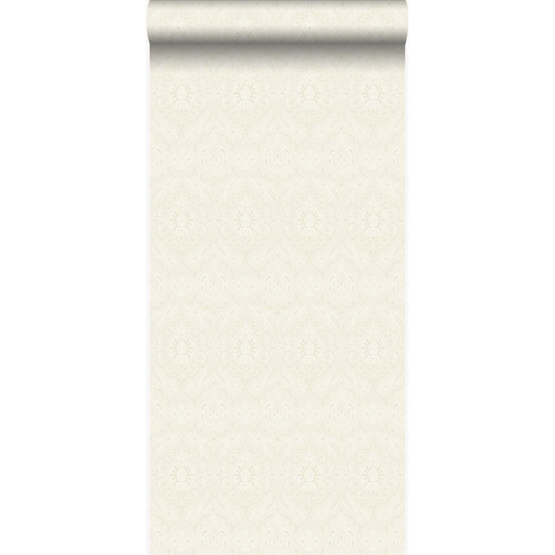 Origin - Origin papier peint ornement blanc cassé - 346241 - 53 cm x 10,05 m - Papier peint