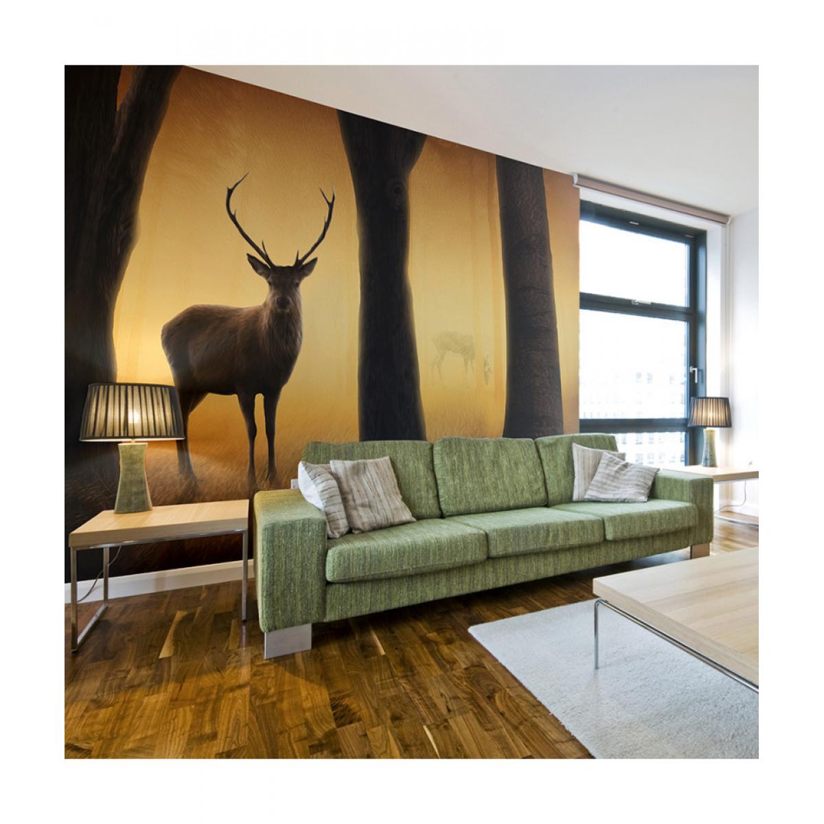 Artgeist - Papier peint - Deer in his natural habitat 300x231 - Papier peint