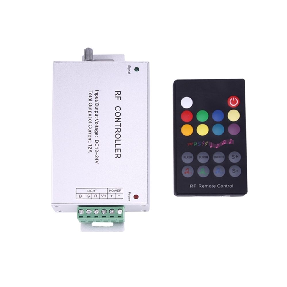 Wewoo - Pour la commande à distance de bande de RGB LED avec la fonction de contrôle de son Contrôleur audio de rf - Ampoules LED