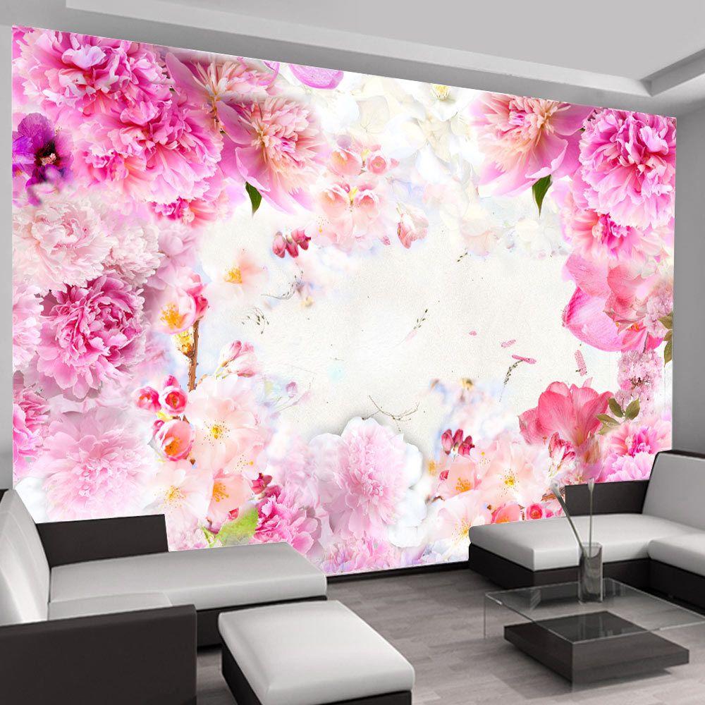 Bimago - Papier peint - Blooming June - Décoration, image, art | Fleurs | - Papier peint