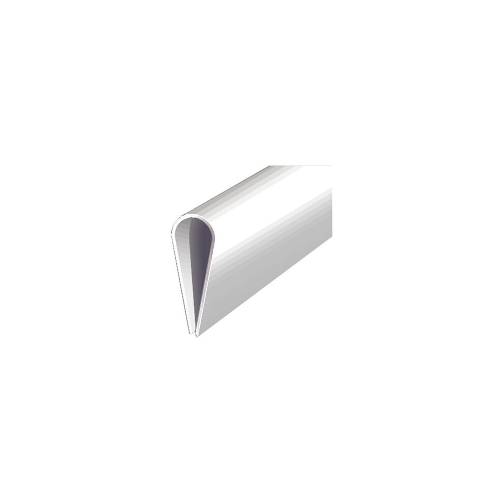 Gah Alberts - Profilé plastique 1000/15mm blanc - Profilé de finition pour carrelage