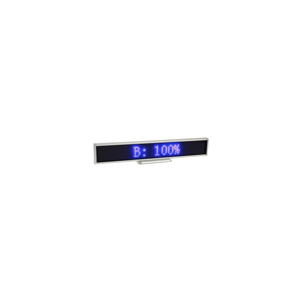 Wewoo - Panneau d'affichage LED bleu de message défilant mobile de programmable de LED, résolution d'affichage: 128 x 16 pixels, longueur: 41cm - Ampoules LED