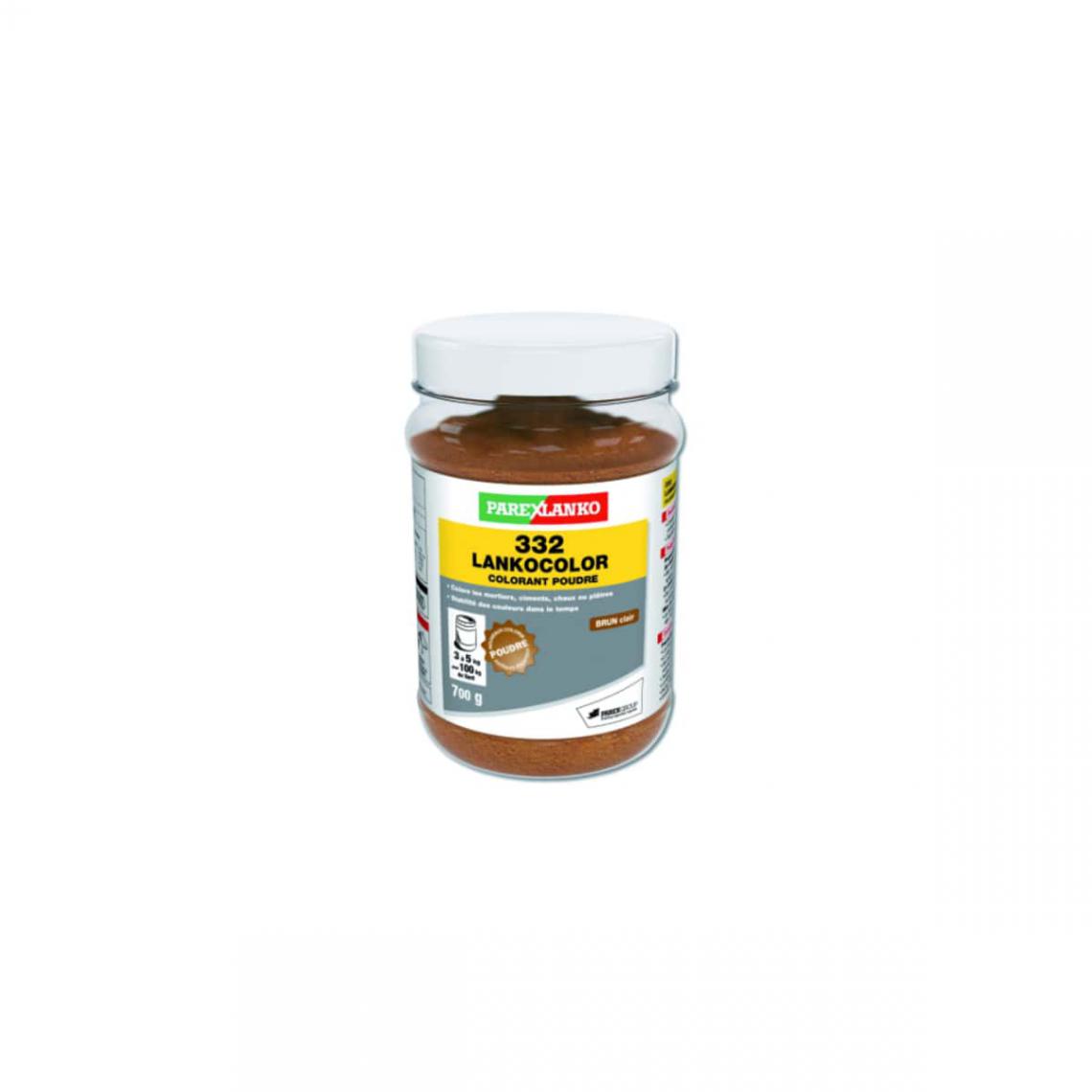 Soloplast - Colorant en poudre PAREXLANKO LANKOCOLOR brun clair - 700g - L332BRC700 - Peinture extérieure
