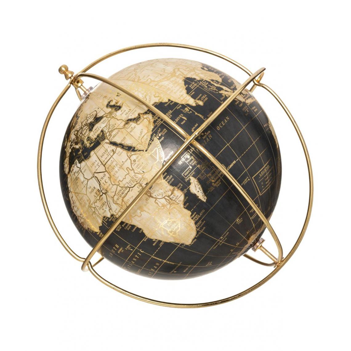 Atmosphera, Createur D'Interieur - Atmosphera - Objet décoratif Globe Terrestre Arcade D 25 cm - Objets déco