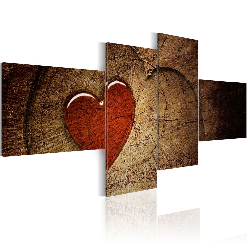 Bimago - Tableau - Ancien amour ne rouille pas - 4 pièces - Décoration, image, art | Abstraction | - Tableaux, peintures