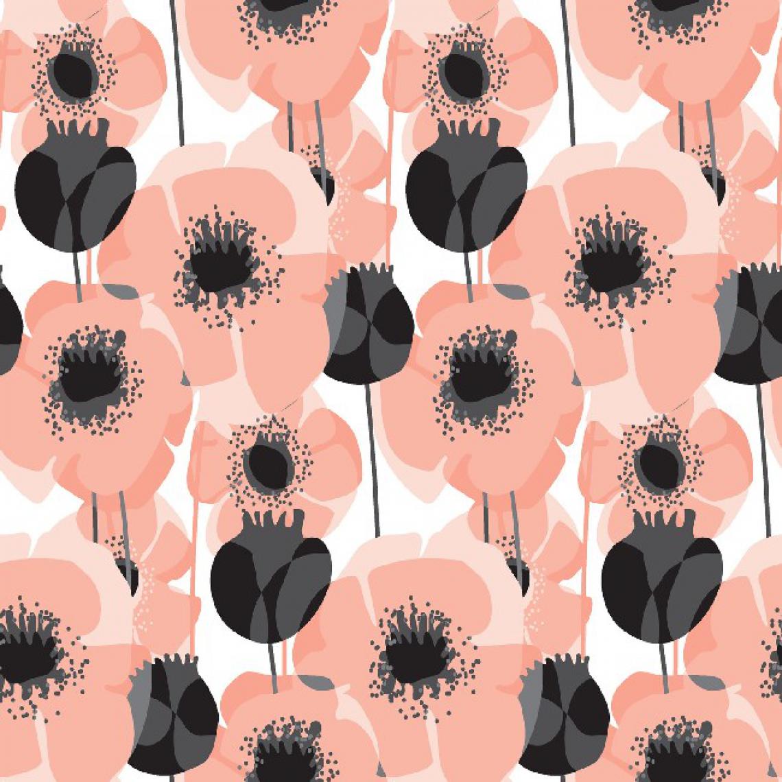 Homemania - HOMEMANIA Tapis Imprimé Feel The Pink - Nature - Décoration de Maison - Antidérapants - Pour Salon, séjour, chambre à coucher - Multicolore en Polyester, Coton, 80 x 50 cm - Tapis