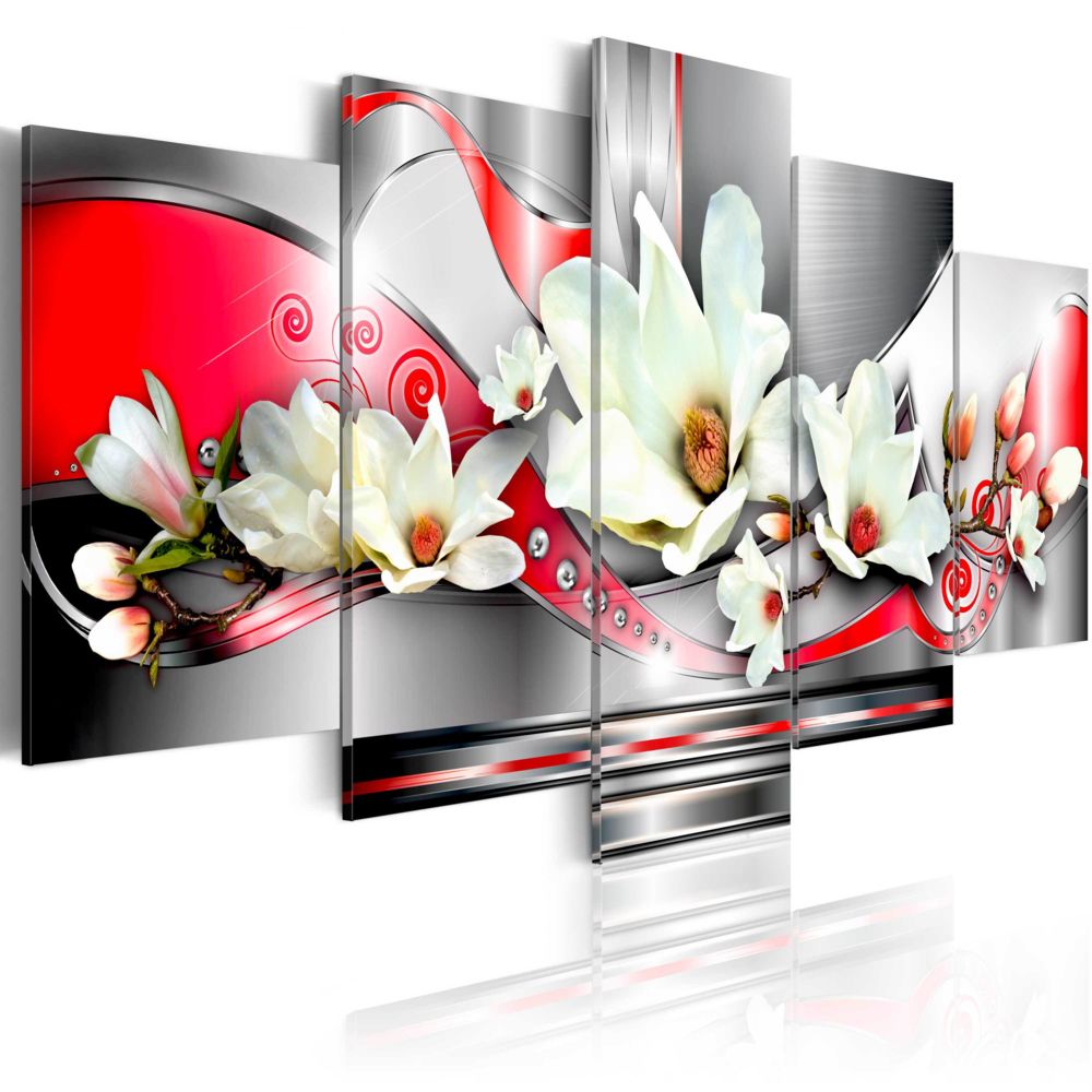 Bimago - Tableau | Amazing dream | 200x100 | XXL | Fleurs | Magnolias | | - Tableaux, peintures