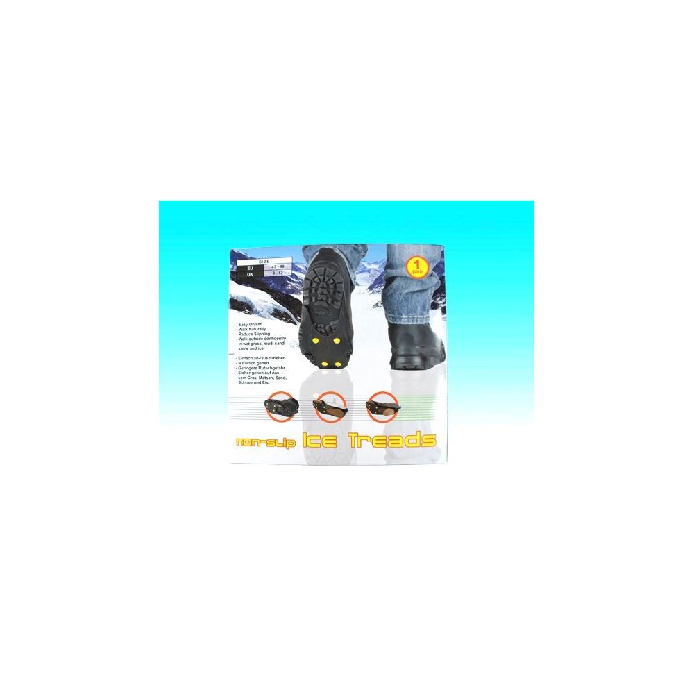 Coolminiprix - Lot de 3 - Crampons de chaussures ""Ice Treads"" T43-T48 - Qualité COOLMINIPRIX - Objets déco