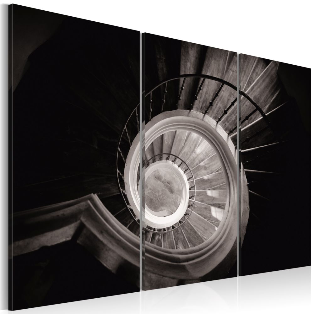 Bimago - Tableau - Escalier en colimaçon - Décoration, image, art | Villes du monde | - Tableaux, peintures