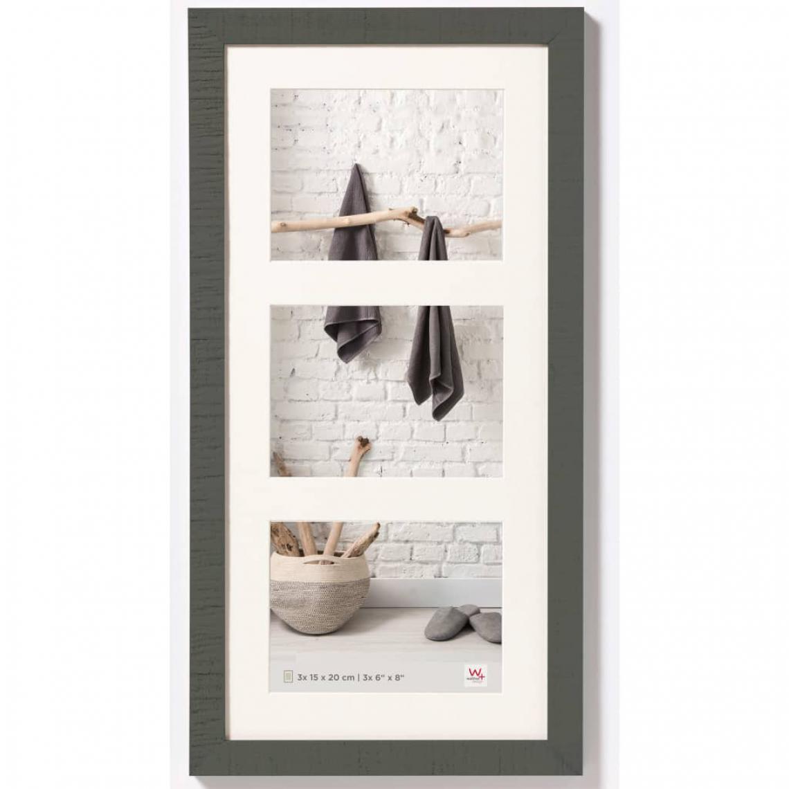 Walther - Walther Design Cadre photo Home 3x15x20 cm Gris - Cadres, pêle-mêle