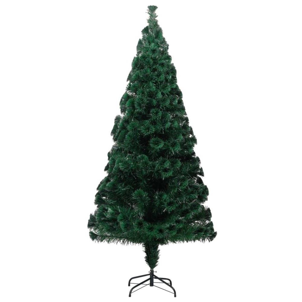 Icaverne - Icaverne - Décorations de Noël selection Sapin de Noël artificiel avec support Vert 210 cm PVC - Décorations de Noël