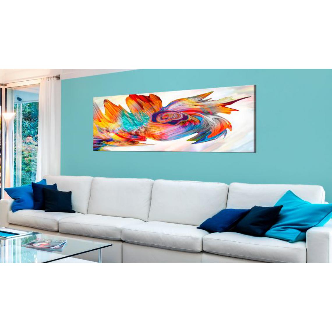 Artgeist - Tableau - Colourful Cyclone .Taille : 135x45 - Tableaux, peintures
