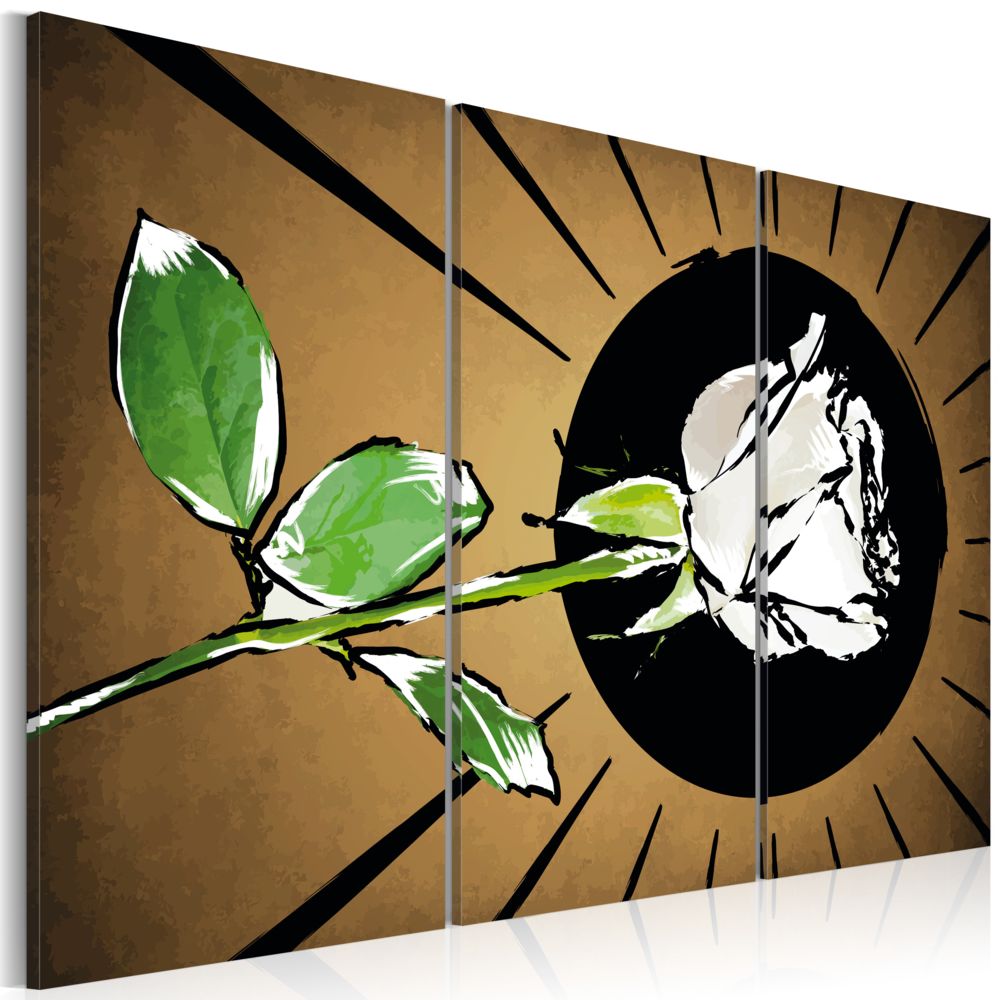 Bimago - Tableau | Rose brightness | 60x40 | | - Tableaux, peintures