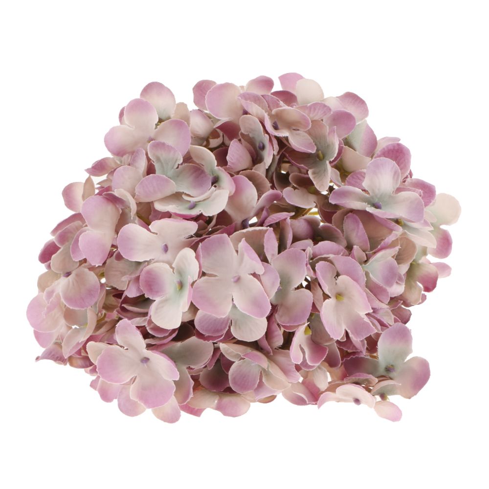 marque generique - hortensia artificiel fleur en soie arrangements floraux pourpre - Plantes et fleurs artificielles