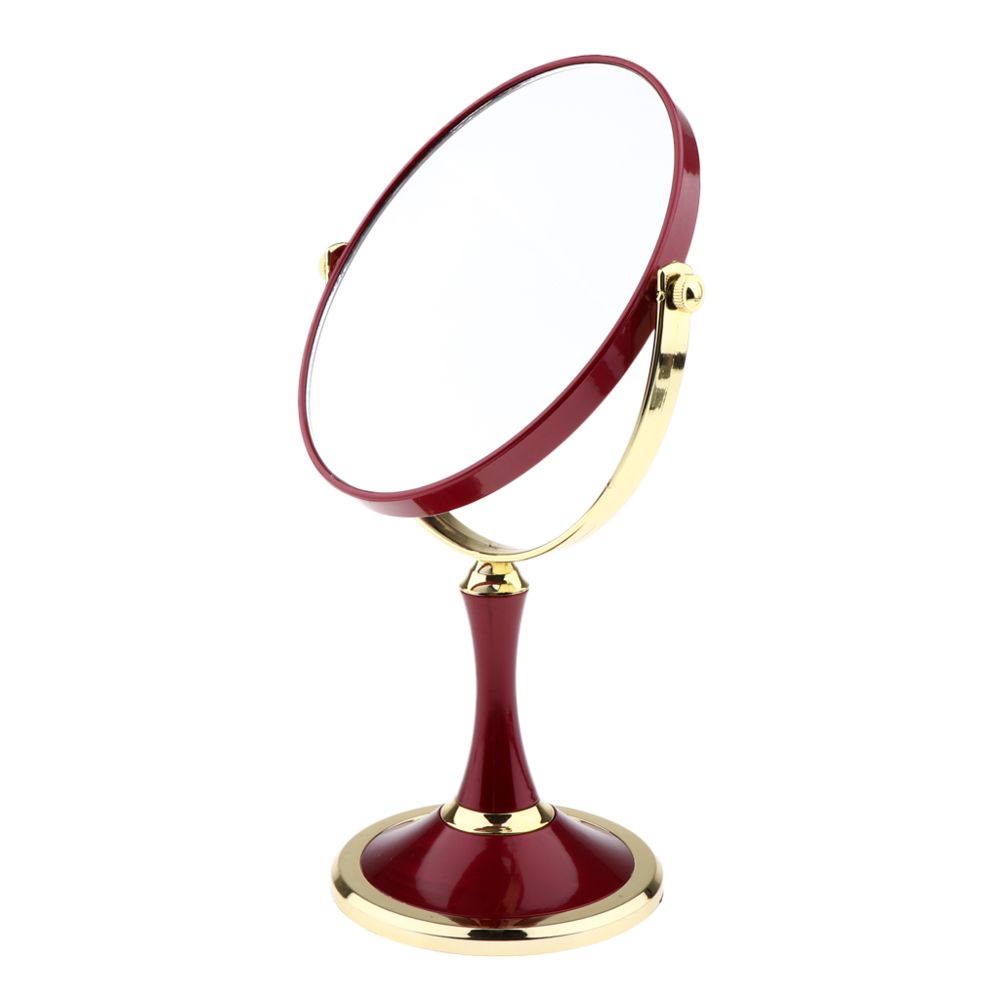 marque generique - Outil cosmétique de beauté de miroir de maquillage de table de catégorie élevée avec la base 300x160mm - Miroirs